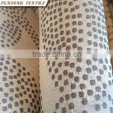100% Polyester Jacquard Flower Window Curtain Fabric photo-4
