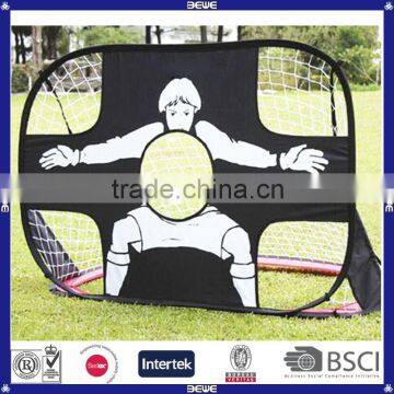 outdoor activity soccer goal with shooting target