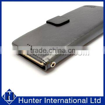 Plain PU Leather Book Phone Case For IP6