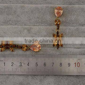 Elegant Italian Gold Plated Jewelry Set For Evening Dress Wholesale photo-5