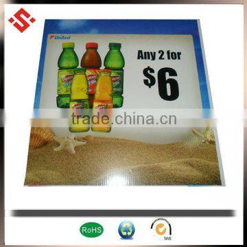 supermarket sign holder plastic price sign pricing board