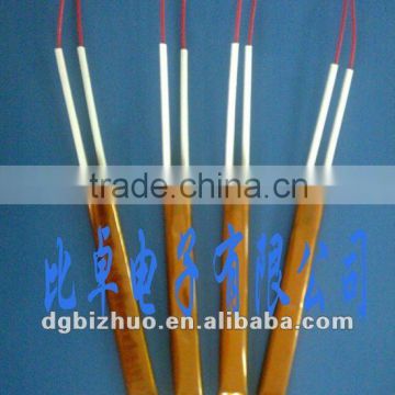 Insulated film PTC heating core, heating element