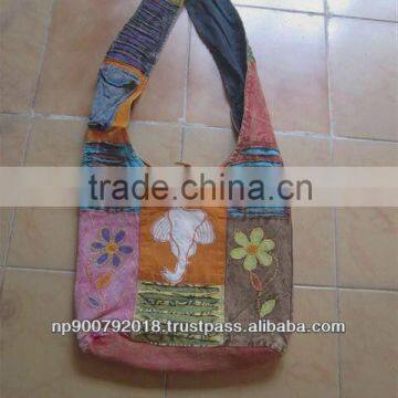 Nepal Stone Wash Cotton Handbag