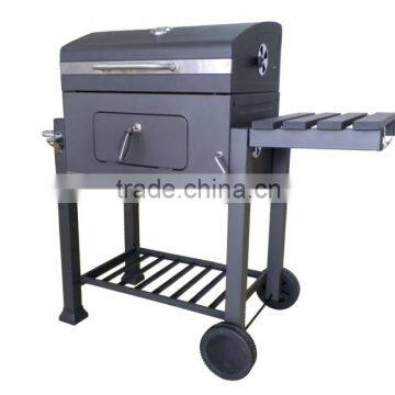 Oversize Big Adjustable Height Charcoal BBQ Grill Patio Barbecue Grill