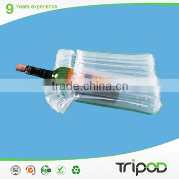 Tripod wine bottle inflatable cushion package