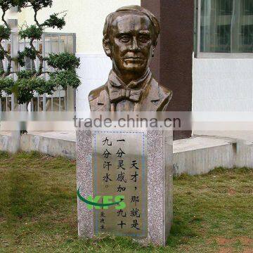 Bronze Thomas Edison inventor statue