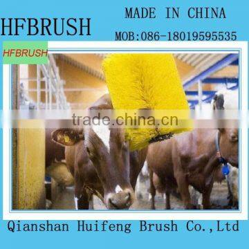 Brush roller for washing cow