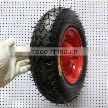 3.50-8 pneumatic rubber whee,l, wheelbarrow rubber wheel 350-8