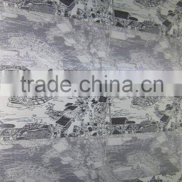 Study Room Decoration"Ancient Chinese Paintings "Jacquard Zebra Blinds