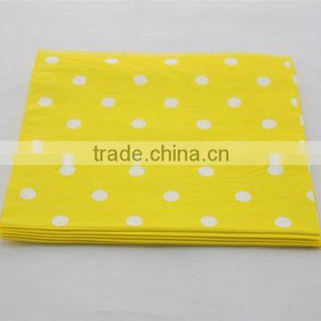 Polka Dot Paper Napkins for Wedding