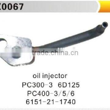 OIL INJECTOR FOR PC300-3 6D125 PC400-3/5/6