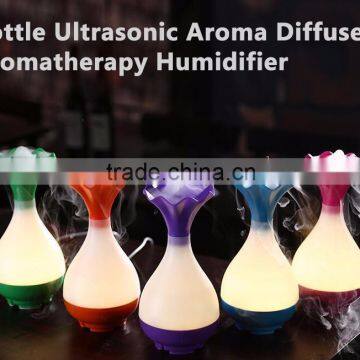 Bottle Ultrasonic Essential Oil Aroma Diffuser Aromatherapy Air Humidifier DC 5V USB Portable LED Light Aroma Aroma Mist Maker