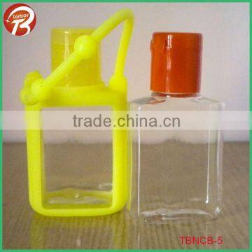 Popular Oval 15ML pet bottle with silicone holder TBNCB-5