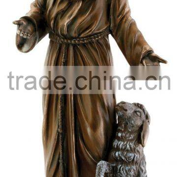 Saint Francis Religious Christian Catholic Statue