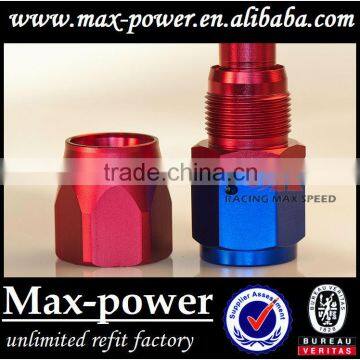Hot Sale! Oil Cooler Hose Fitting Straight Resuable Hose End AN4 AN6 AN8 AN10 AN12 Blue and Red photo-2