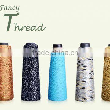 Multicolor polyester sequin yarn for knitting