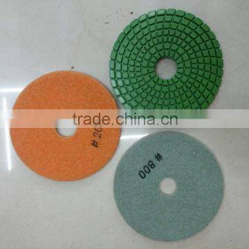 Granite Polishing Pads 4 Inch Flexible Diamond&Resin Bonded