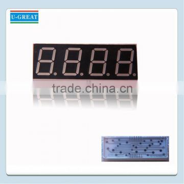 Led red 4 inch 7 segment display