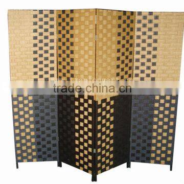 decorative wholesale handmade woven cheap make folding screen room divider                        
                                                Quality Choice