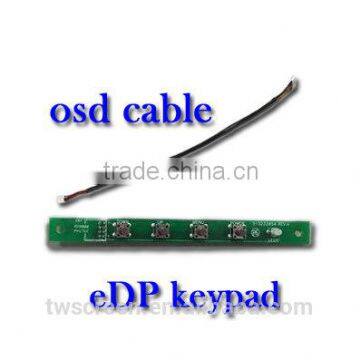 17.3" 16:9 Color Lcd Module With Led Backlight EDP Interface With 300 Cd/m2