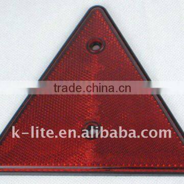 Warning Triangular truck rear reflector