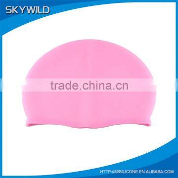 OEM/ODM Custom Silicone Swim Cap, Fashion Swimming Cap