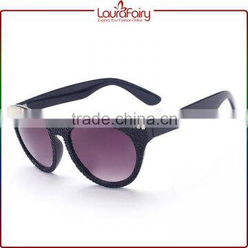 Laura Fairy Promo 2016 Brand Your Own Logo Diamond Decor Sunglasses For Women