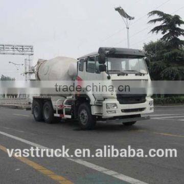 6x4 concrete mixer truck volume is 6 cbm at reasonable price