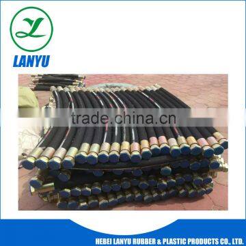 Oil resistant fibre reinforced rubber hose SAE 100R6