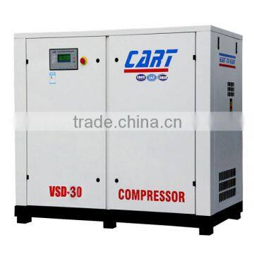 22KW direct driven 30HP variable frequency screw air compressor