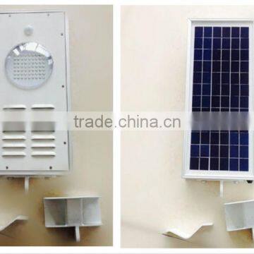 2014 year -10W Integrated Compact Solar garden Lighting with PIR motion sensor