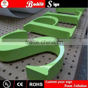 aluminum box with acrylic LED Letter logo