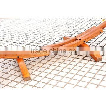 KD Design Garden Wooden Patio Hanging Wooden Hammock Stand photo-5