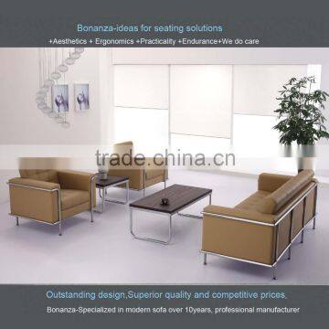 Modern Style Leather Office Sofa Set 8090# Office Furniture photo-3