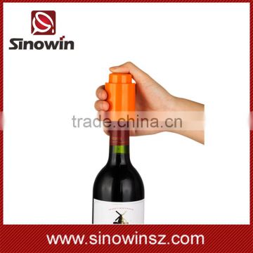 Plastic + Rubber Vacuum Wine Stopper Wine Bottle Stopper