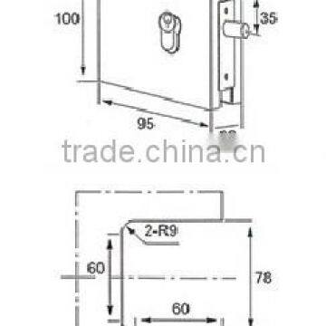 China Supplier Stainless Steel Glass Door Patch Fittings (DL-020) photo-2