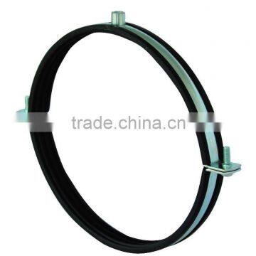 ventilation pipe clamp with nut &rubber profile