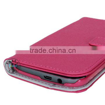 For HTC One M8 Case ,PU Cover Leather Wallet Case For HTC One M8