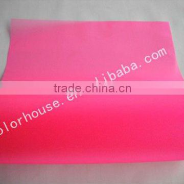 Pink colored with 3D glitters light decorative film for car vehicle