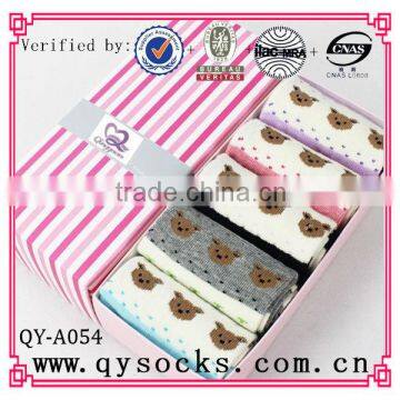 women's leisure combed cotton socks/over knee jacquard socks/cotton socks/bamboo socks