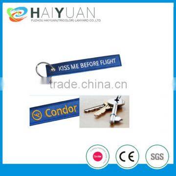 cheap high quality embroidery keychain made in china