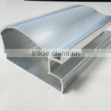 6063 T5 Aluminum Kitchen Cabinet Door Profile With Brush Silver, Sandbalsting Champagne Colors photo-5