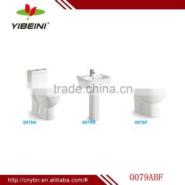 Luxury ceramic bathroom design complete set / toilet / wash basin /bidet