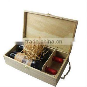 Customized good quality wooden wine boxes for sale