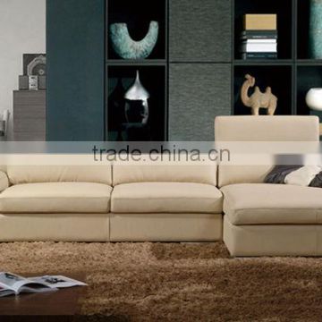 French Style Living Room Furniture Sectional Sofa Leather Sofa Activities Backrest The Corner Combinations A002