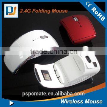 New usb foldable wireless optical mouse as corporate give aways