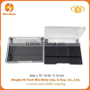 Wholesale!empty foldable plastic palette for eye shadow packaging