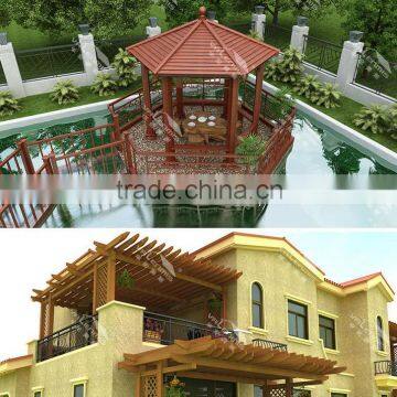 2015 Aluminium alloy Luxury garden pavilion/canopy/aluminum canopy