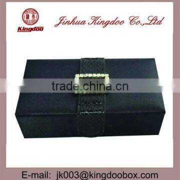 Jinhua Supplier Rectangular Wooden PU Leather Jewellery Display Box photo-2