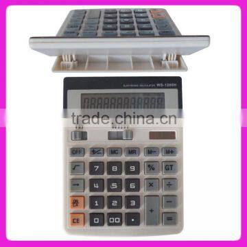 Big display solar desktop calculator